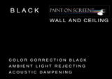 Wall and Ceiling Ambient Light Rejecting & Acoustic Dampening (White, Black, Studio Grey, Light Grey, Dark Grey)