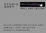 Wall and Ceiling Ambient Light Rejecting & Acoustic Dampening (White, Black, Studio Grey, Light Grey, Dark Grey)