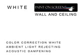 Wall and Ceiling Ambient Light Rejecting & Acoustic Dampening (White, Black, Studio Grey, Light Grey, Dark Grey)