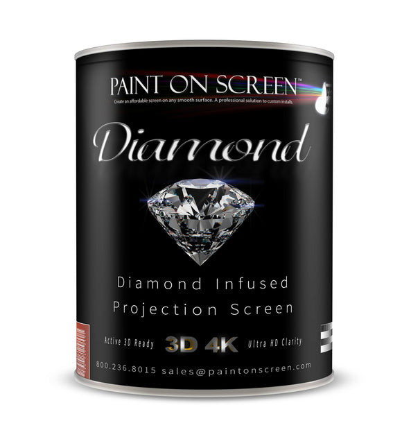 Diamond Infused Projection Screen Projection Screen Paint