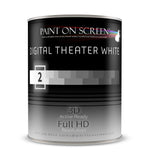 Digital Theater White Projection Screen Paint